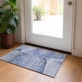 thumbnail image 1 of Addison Rugs Chantille Indoor/Outdoor Transitional Floral Blue Washable Rectangle Rug, 1'8" x 2'6", 1 of 6
