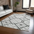 thumbnail image 1 of Addison Rugs Chantille Indoor/Outdoor Transitional Geometric Gray Washable Rectangle Rug, 2'6" x 3'10", 1 of 6