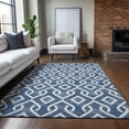 thumbnail image 1 of Addison Rugs Chantille Indoor/Outdoor Transitional Geometric Navy Washable Rectangle Rug, 3' x 5', 1 of 6