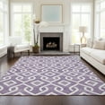 thumbnail image 1 of Addison Rugs Chantille Indoor/Outdoor Transitional Geometric Purple Washable Rectangle Rug, 3' x 5', 1 of 6