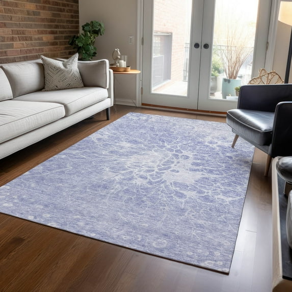 Addison Rugs Chantille Indoor/Outdoor Transitional Modern Lavender Washable Rectangle Rug, 2'6" x 3'10"