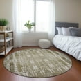 thumbnail image 1 of Addison Rugs Chantille Indoor/Outdoor Transitional Moroccan Beige Washable Round Rug, 8' x 8', 1 of 6