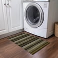 thumbnail image 1 of Addison Rugs Chantille Indoor/Outdoor Transitional Stripes Brown Washable Rectangle Rug, 1'8" x 2'6", 1 of 6