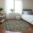 thumbnail image 1 of Addison Rugs Chantille Indoor/Outdoor Transitional Moroccan Gray Washable Round Rug, 8' x 8', 1 of 5