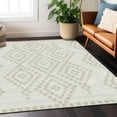 thumbnail image 1 of Addison Rugs Chantille Indoor/Outdoor Transitional Diamonds Ivory Washable Rectangle Rug, 9' x 12', 1 of 6