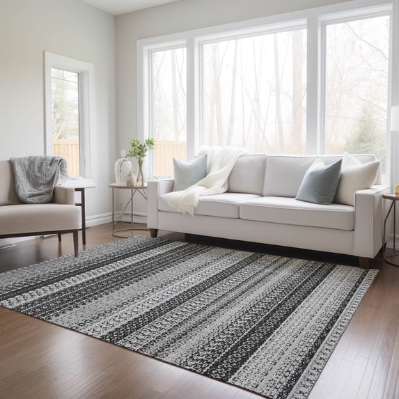 Chantille ACN576 Black 26" x 310" Rug