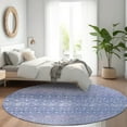 thumbnail image 1 of Addison Rugs Chantille Indoor/Outdoor Transitional Boho Sky Washable Round Rug, 8' x 8', 1 of 6