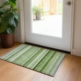 thumbnail image 1 of Addison Rugs Chantille Indoor/Outdoor Transitional Stripes Aloe Washable Rectangle Rug, 1'8" x 2'6", 1 of 6
