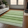 thumbnail image 1 of Addison Rugs Chantille Indoor/Outdoor Transitional Stripes Aloe Washable Rectangle Rug, 2'6" x 3'10", 1 of 6