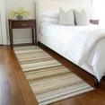 thumbnail image 1 of Addison Rugs Chantille Indoor/Outdoor Transitional Stripes Chocolate Washable Runner Rug, 2'3" x 7'6", 1 of 6