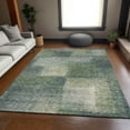 thumbnail image 1 of Addison Rugs Chantille Indoor/Outdoor Transitional Squares Olive Washable Rectangle Rug, 10' x 14', 1 of 6