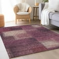 thumbnail image 1 of Addison Rugs Chantille Indoor/Outdoor Transitional Squares Plum Washable Rectangle Rug, 3' x 5', 1 of 6