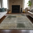 thumbnail image 1 of Addison Rugs Chantille Indoor/Outdoor Transitional Squares Taupe Washable Rectangle Rug, 10' x 14', 1 of 6