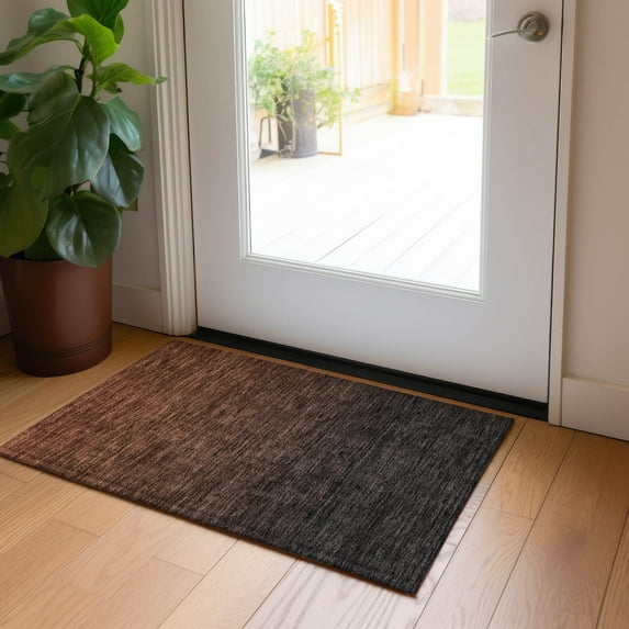 Addison Rugs Chantille Indoor/Outdoor Transitional Modern Paprika Washable Rectangle Rug, 1'8" x 2'6"