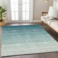 thumbnail image 1 of Addison Rugs Chantille Indoor/Outdoor Transitional Ombre Teal Washable Rectangle Rug, 2'6" x 3'10", 1 of 6