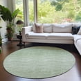 thumbnail image 1 of Addison Rugs Chantille Indoor/Outdoor Transitional Lines Aloe Washable Round Rug, 8' x 8', 1 of 6