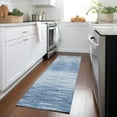 thumbnail image 1 of Addison Rugs Chantille Indoor/Outdoor Transitional Lines Blue Washable Runner Rug, 2'3" x 7'6", 1 of 6