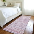 thumbnail image 1 of Addison Rugs Chantille Indoor/Outdoor Transitional Stripes Mauve Washable Runner Rug, 2'3" x 7'6", 1 of 6