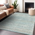 thumbnail image 1 of Addison Rugs Chantille Indoor/Outdoor Transitional Stripes Teal Washable Rectangle Rug, 8' x 10', 1 of 6