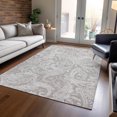 thumbnail image 1 of Addison Rugs Chantille Indoor/Outdoor Transitional Paisley Taupe Washable Rectangle Rug, 8' x 10', 1 of 6
