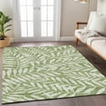 thumbnail image 1 of Addison Rugs Chantille Indoor/Outdoor Transitional Floral Green Washable Rectangle Rug, 10' x 14', 1 of 6
