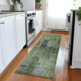 thumbnail image 1 of Addison Rugs Chantille Indoor/Outdoor Transitional Patchwork Olive Washable Runner Rug, 2'3" x 7'6", 1 of 6