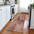 thumbnail image 1 of Addison Rugs Chantille Indoor/Outdoor Transitional Patchwork Red Washable Runner Rug, 2'3" x 7'6", 1 of 5