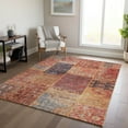 thumbnail image 1 of Addison Rugs Chantille Indoor/Outdoor Transitional Patchwork Red Washable Rectangle Rug, 2'6" x 3'10", 1 of 5