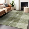 thumbnail image 1 of Addison Rugs Chantille Indoor/Outdoor Transitional Plaid Aloe Washable Rectangle Rug, 2'6" x 3'10", 1 of 6