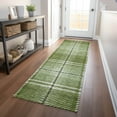 thumbnail image 1 of Addison Rugs Chantille Indoor/Outdoor Transitional Plaid Green Washable Runner Rug, 2'3" x 7'6", 1 of 6