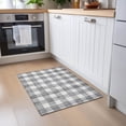 thumbnail image 1 of Addison Rugs Chantille Indoor/Outdoor Transitional Plaid Gray Washable Rectangle Rug, 1'8" x 2'6", 1 of 6