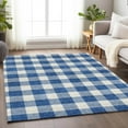thumbnail image 1 of Addison Rugs Chantille Indoor/Outdoor Transitional Plaid Navy Washable Rectangle Rug, 2'6" x 3'10", 1 of 6
