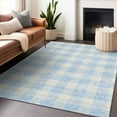 thumbnail image 1 of Addison Rugs Chantille Indoor/Outdoor Transitional Plaid Sky Washable Rectangle Rug, 8' x 10', 1 of 6