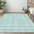 thumbnail image 1 of Addison Rugs Chantille Indoor/Outdoor Transitional Plaid Aqua Washable Rectangle Rug, 2'6" x 3'10", 1 of 6