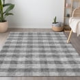 thumbnail image 1 of Addison Rugs Chantille Indoor/Outdoor Transitional Plaid Gray Washable Rectangle Rug, 8' x 10', 1 of 6