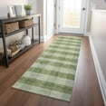 thumbnail image 1 of Addison Rugs Chantille Indoor/Outdoor Transitional Plaid Green Washable Runner Rug, 2'3" x 7'6", 1 of 6