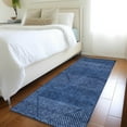 thumbnail image 1 of Addison Rugs Chantille Indoor/Outdoor Transitional Geometric Navy Washable Runner Rug, 2'3" x 7'6", 1 of 6
