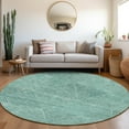 thumbnail image 1 of Addison Rugs Chantille Indoor/Outdoor Transitional Geometric Teal Washable Round Rug, 8' x 8', 1 of 6