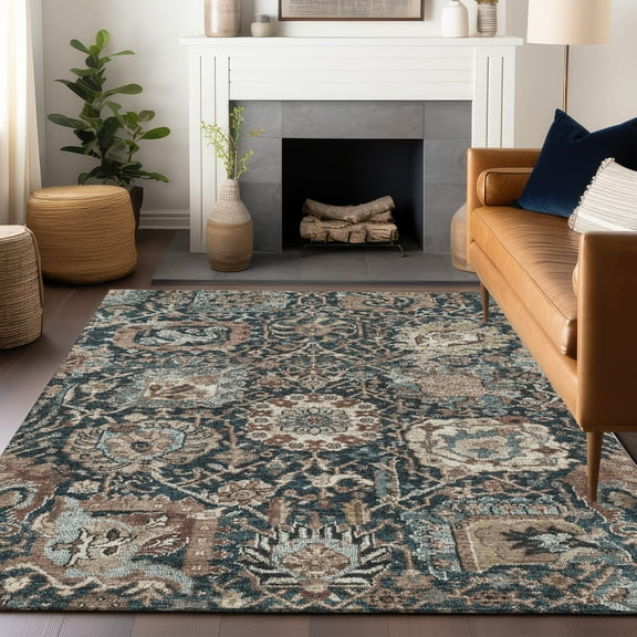 Addison Rugs Chantille Indoor/Outdoor Transitional Diamonds Taupe Washable Rectangle Rug, 10' x 14'
