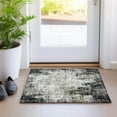 thumbnail image 1 of Addison Rugs Chantille Indoor/Outdoor Transitional Abstract Black Washable Rectangle Rug, 1'8" x 2'6", 1 of 6
