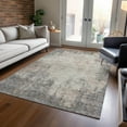 thumbnail image 1 of Addison Rugs Chantille Indoor/Outdoor Transitional Abstract Taupe Washable Rectangle Rug, 5' x 7'6", 1 of 6