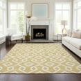 thumbnail image 1 of Addison Rugs Chantille Indoor/Outdoor Transitional Geometric Gold Washable Rectangle Rug, 3' x 5', 1 of 6