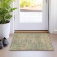 thumbnail image 1 of Addison Rugs Chantille Indoor/Outdoor Transitional Lines Aloe Washable Rectangle Rug, 1'8" x 2'6", 1 of 6