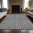 thumbnail image 1 of Addison Rugs Chantille Indoor/Outdoor Transitional Geometric Graphite Washable Rectangle Rug, 8' x 10', 1 of 6