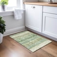 thumbnail image 1 of Addison Rugs Chantille Indoor/Outdoor Transitional Stripes Green Washable Rectangle Rug, 1'8" x 2'6", 1 of 6