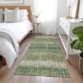 thumbnail image 1 of Addison Rugs Chantille Indoor/Outdoor Transitional Stripes Green Washable Runner Rug, 2'3" x 7'6", 1 of 6