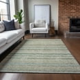 thumbnail image 1 of Addison Rugs Chantille Indoor/Outdoor Transitional Stripes Sage Washable Rectangle Rug, 5' x 7'6", 1 of 6