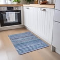 thumbnail image 1 of Addison Rugs Chantille Indoor/Outdoor Transitional Stripes Sky Washable Rectangle Rug, 1'8" x 2'6", 1 of 6