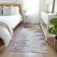 thumbnail image 1 of Addison Rugs Chantille Indoor/Outdoor Transitional Spiral Purple Washable Runner Rug, 2'3" x 7'6", 1 of 5