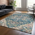 thumbnail image 1 of Addison Rugs Chantille Indoor/Outdoor Traditional Oriental Blue Washable Rectangle Rug, 5' x 7'6", 1 of 6